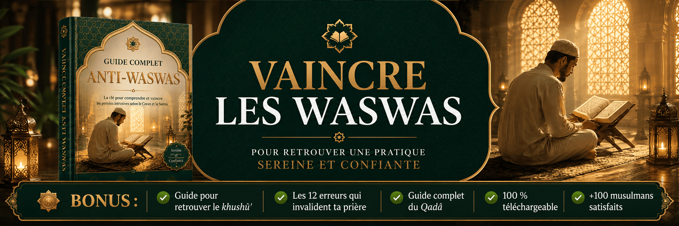 Guide Complet Anti-Waswas – comprendre et apaiser les pensées qui perturbent ton adoration d'Allah