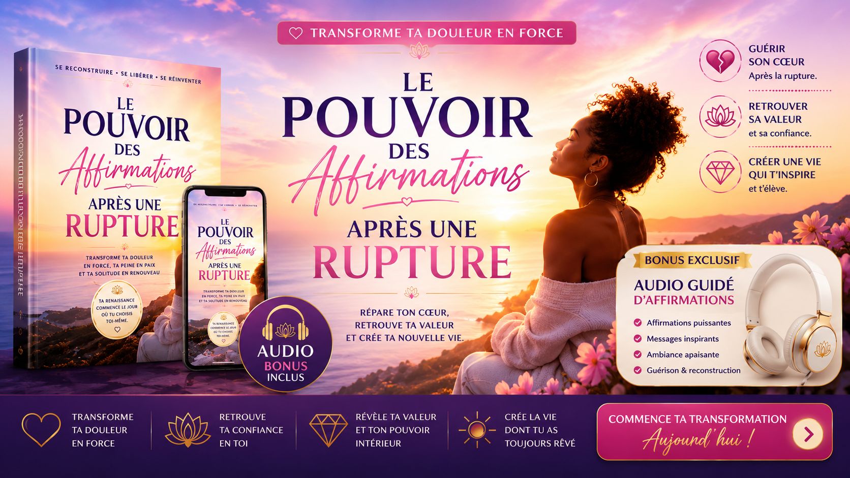 Le pouvoir des affirmations après la rupture
