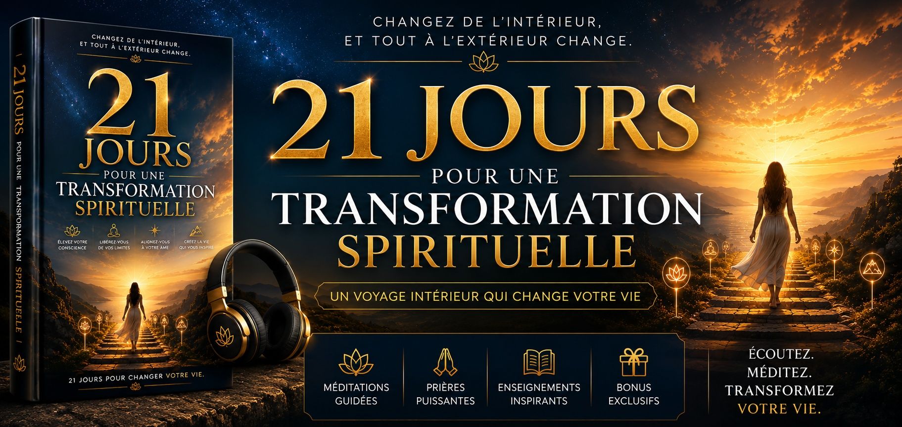 Transformation spirituelle rapide : 21 jours pour une vie alignée et sereine