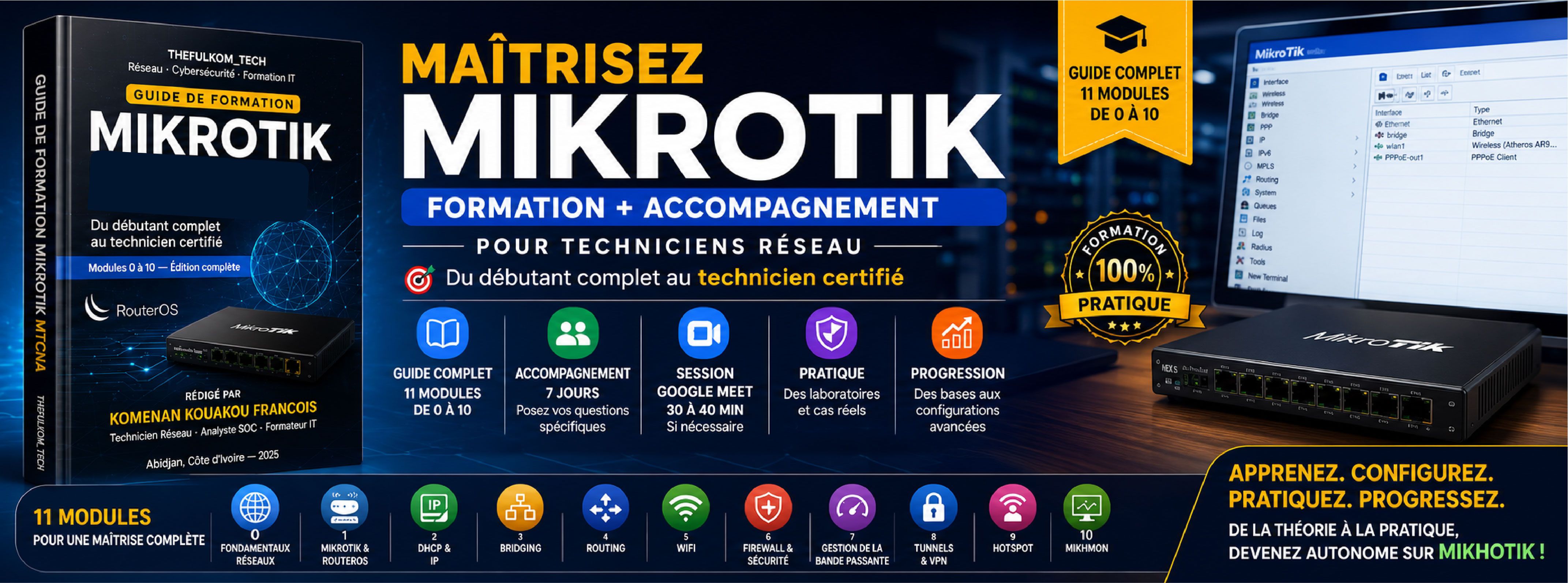 Maîtrisez MikroTik : Formation Accompagnement pour Techniciens Réseau
