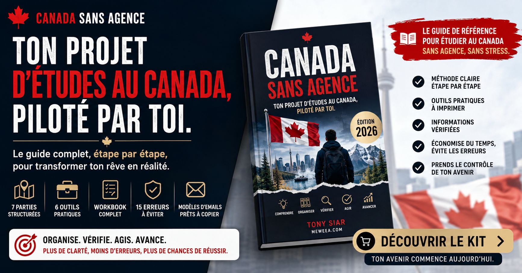 🍁 CANADA SANS AGENCE · ÉDITION 2026