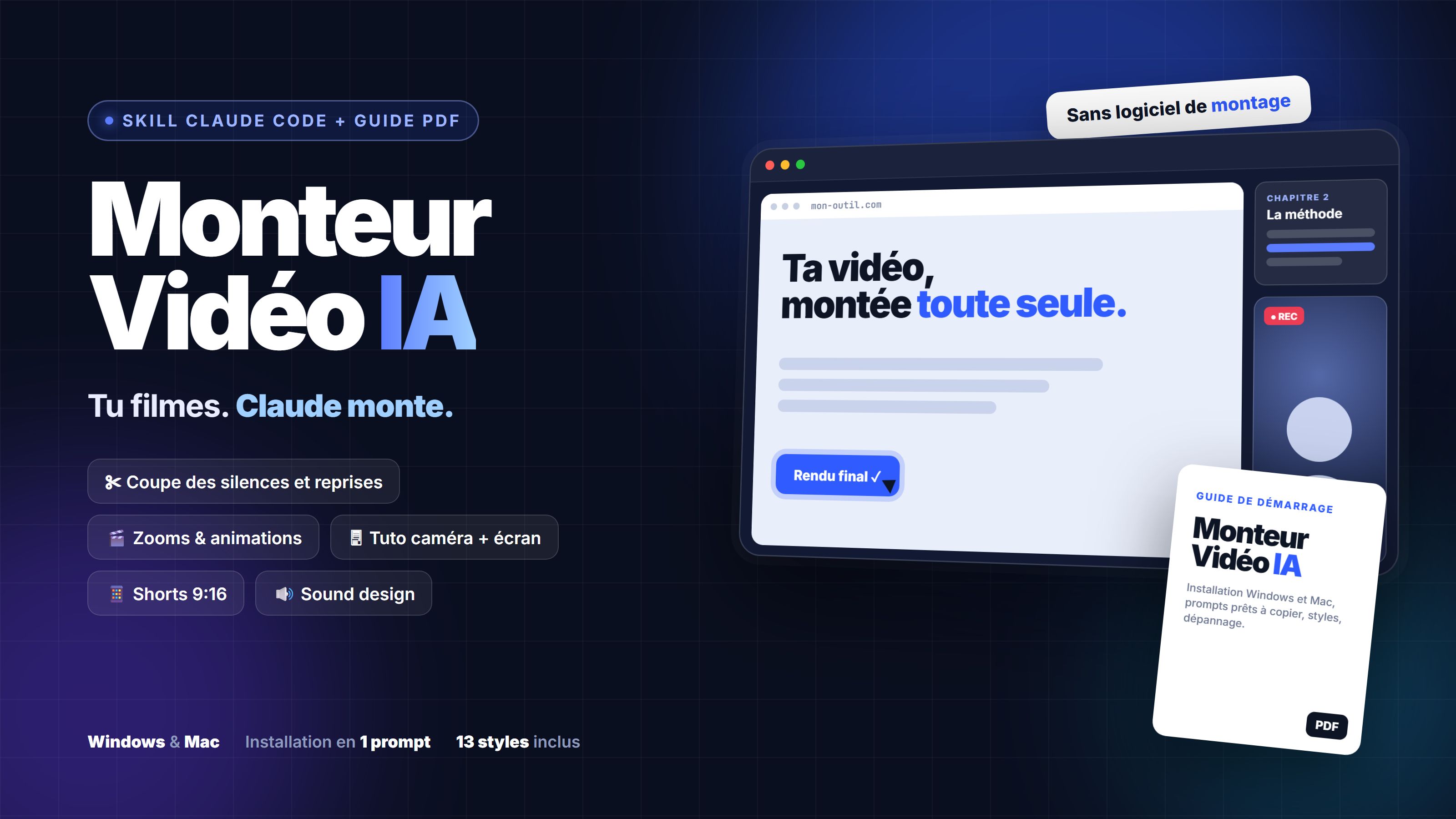 Pack Monteur Vidéo IA