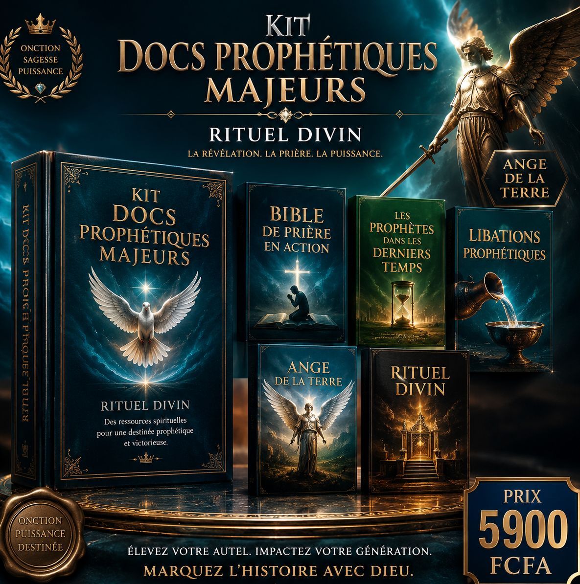 Kit prophétique majeur 5 docs de feu