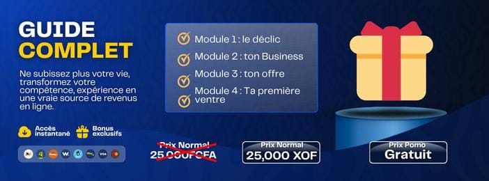 🚀 CRÉEZ VOTRE 2ème SOURCE DE REVENUS EN LIGNE SANS QUITTER VOTRE JOB (ET SANS VOUS MONTRER)