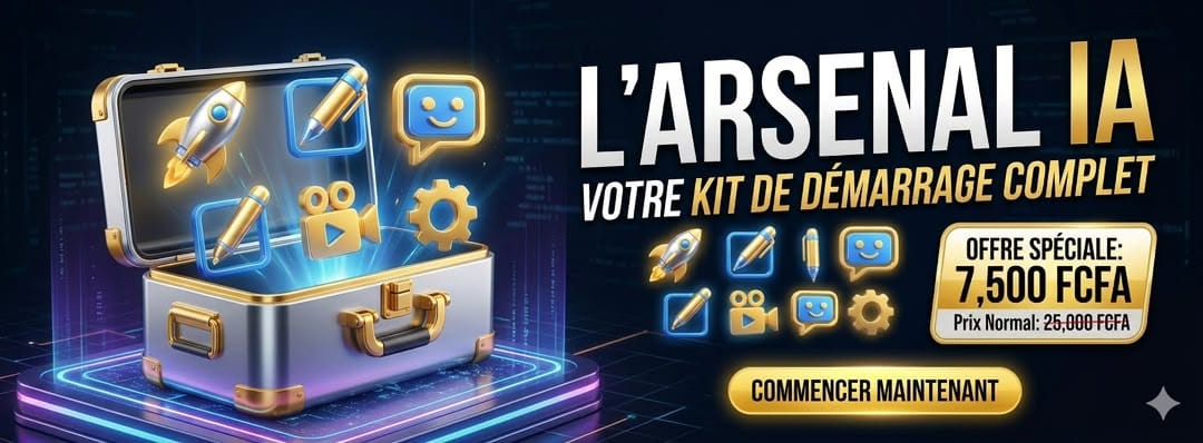 L’ARSENAL IA : LE KIT ULTIME POUR LANCER SON BUSINESS