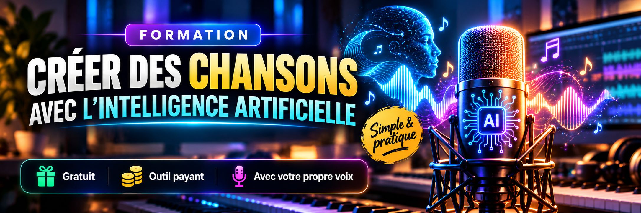 Création de musique avec l'IA