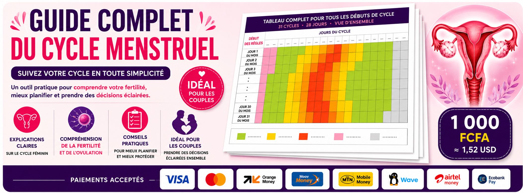 Guide complet du cycle menstruel