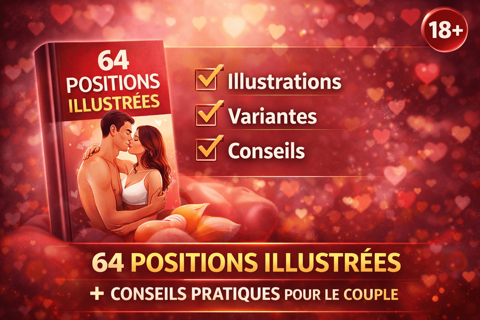 64 Positions Illustrées + Conseils Pratiques pour le Couple