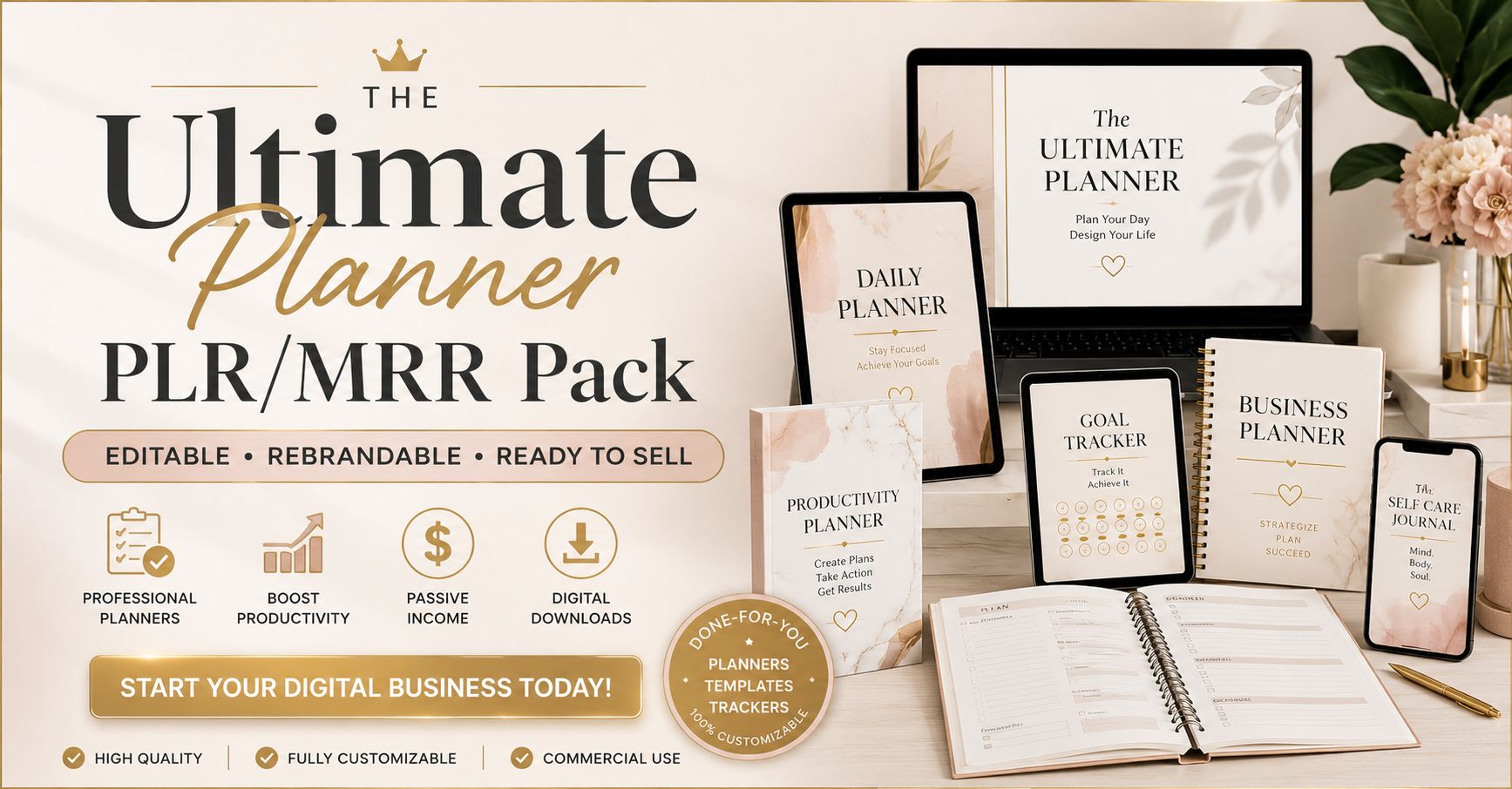 The Ultimate Planner PLR/MRR Pack