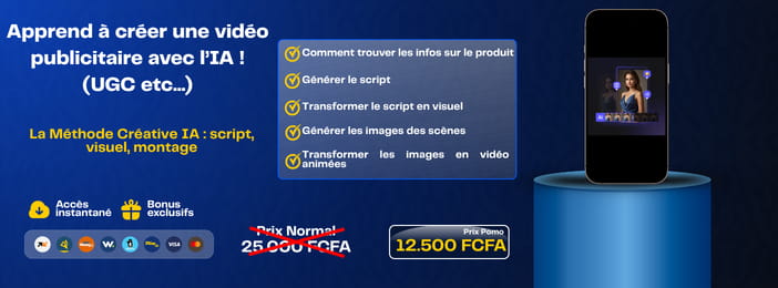 Apprend à créer une vidéo publicitaire avec l’IA ! (UGC, FGC etc...)