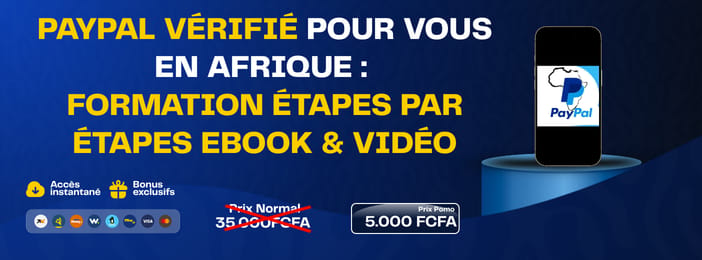 PayPal Vérifié pour Africains : Formation Étapes par Étapes Ebook & Vidéo