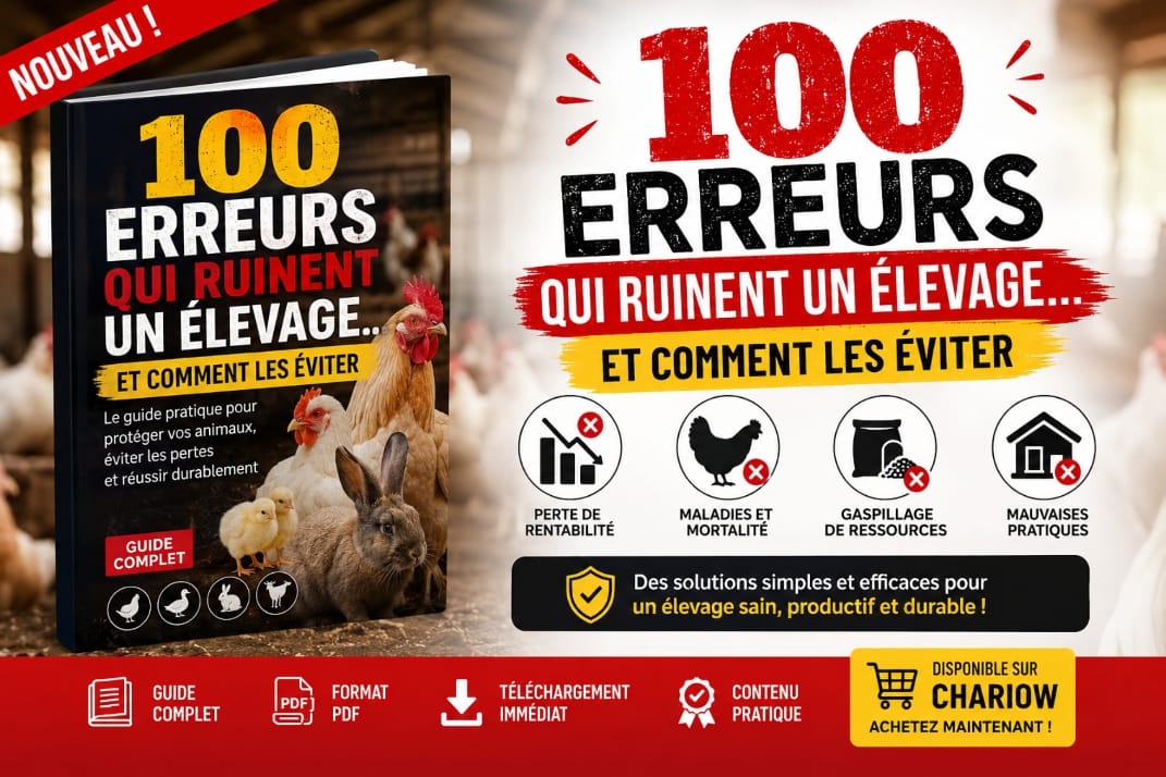 100 ERREURS QUI RUINENT UN ÉLEVAGE… ET COMMENT LES ÉVITER