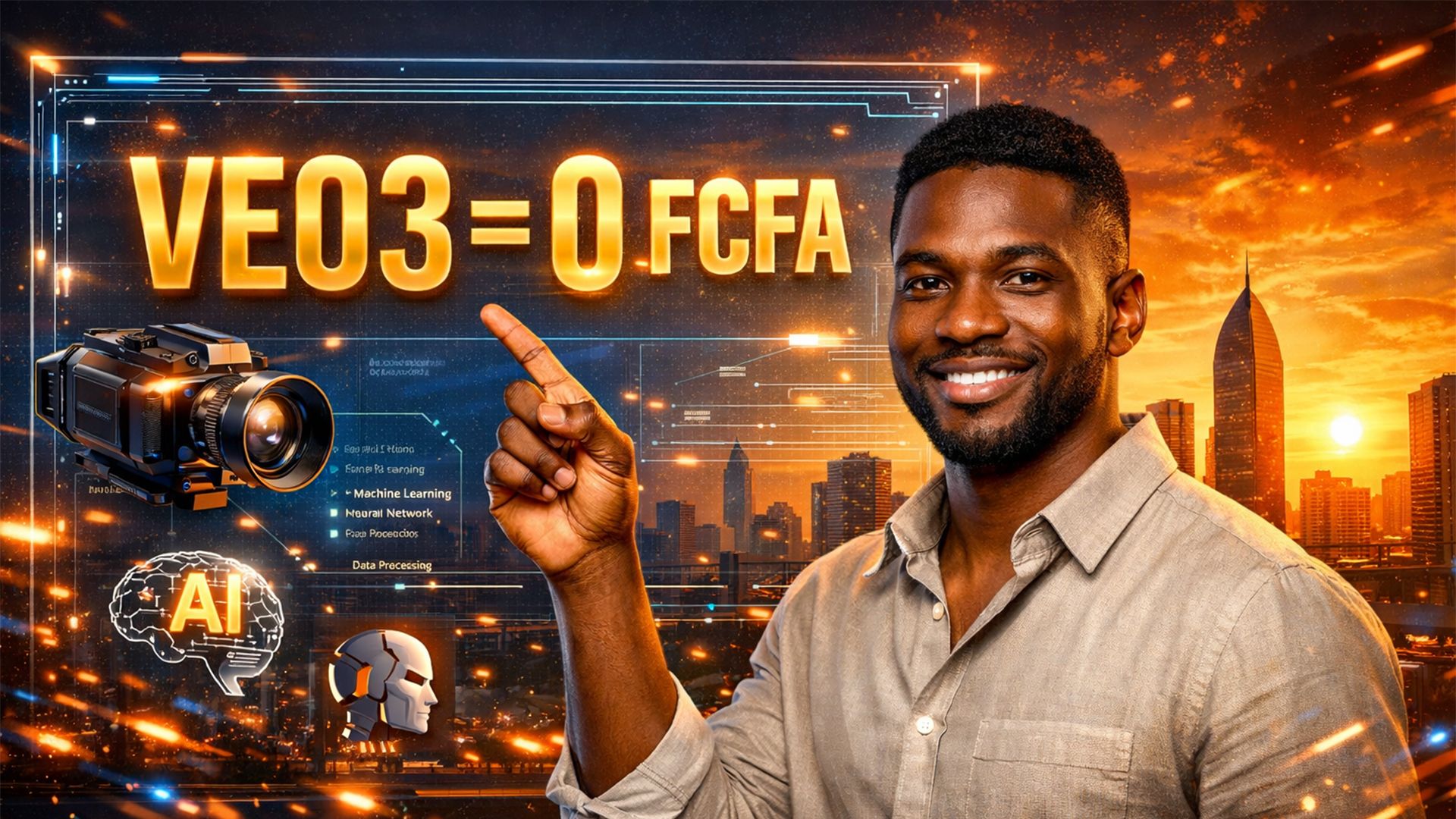 Comment faire des vidéos CINÉMA avec Veo3 sans dépenser 1 FCFA (Afrique & Monde)