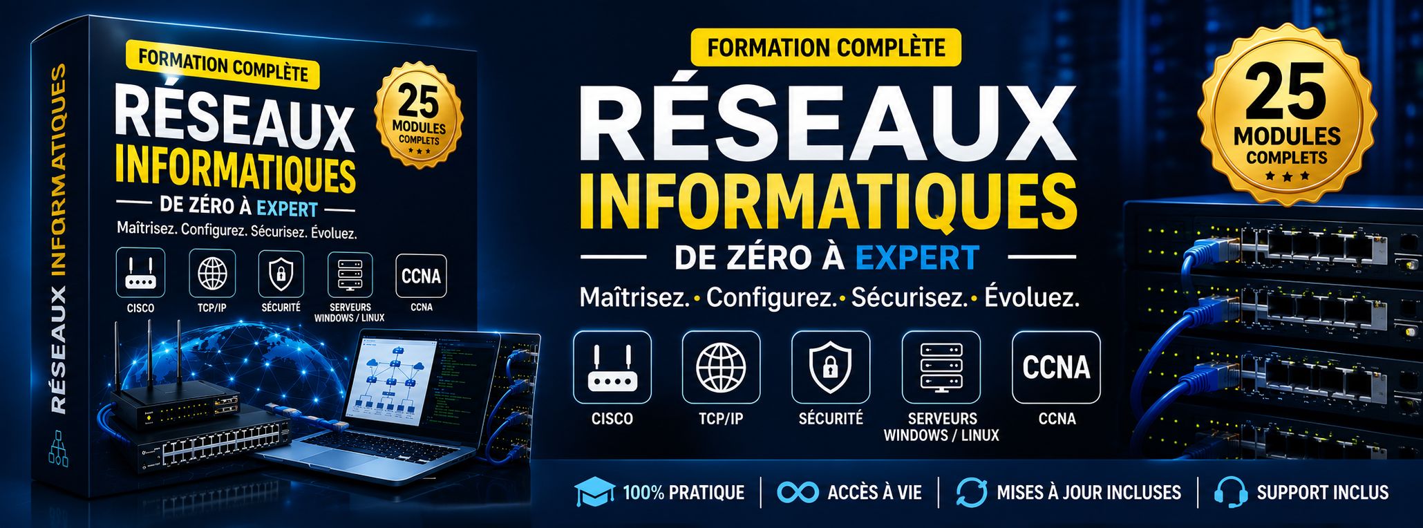 Devenez un Expert en Réseaux Informatiques et Accédez aux Opportunités les Plus Recherchées