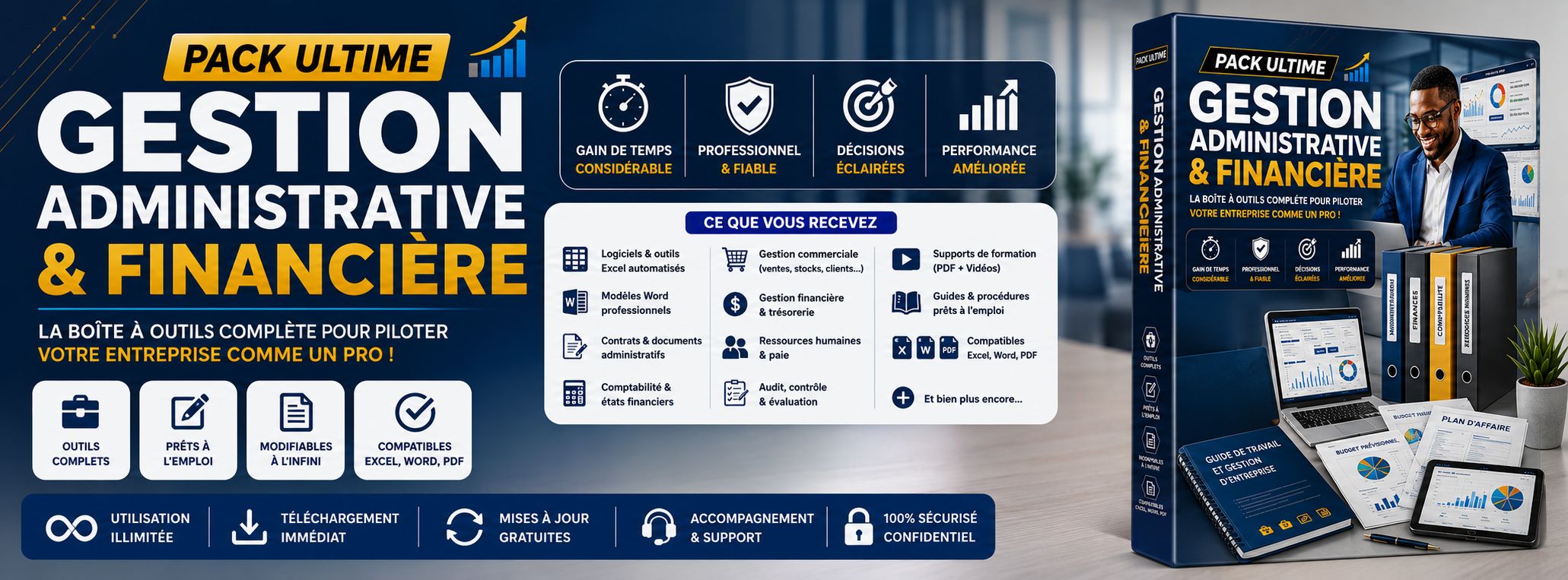 PACK ULTIME DE GESTION ADMINISTRATIVE & FINANCIÈRE PRO