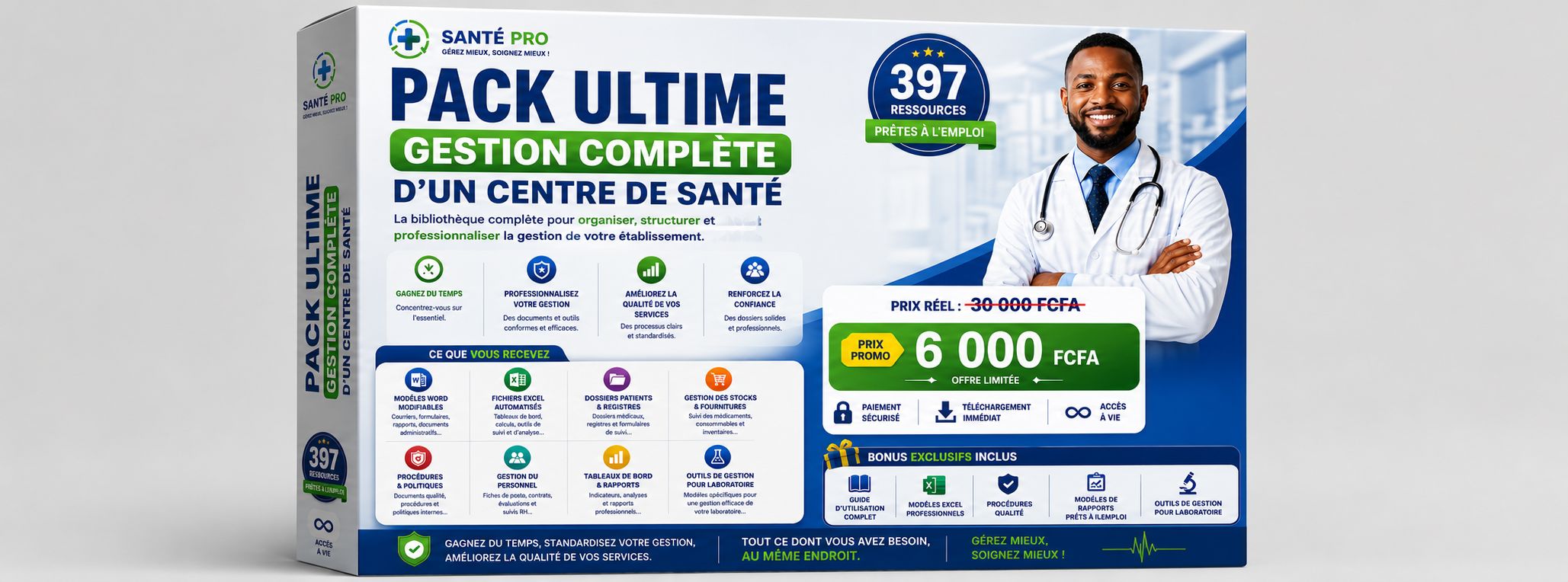 PACK ULTIME – Gestion Complète d'un Centre de Santé