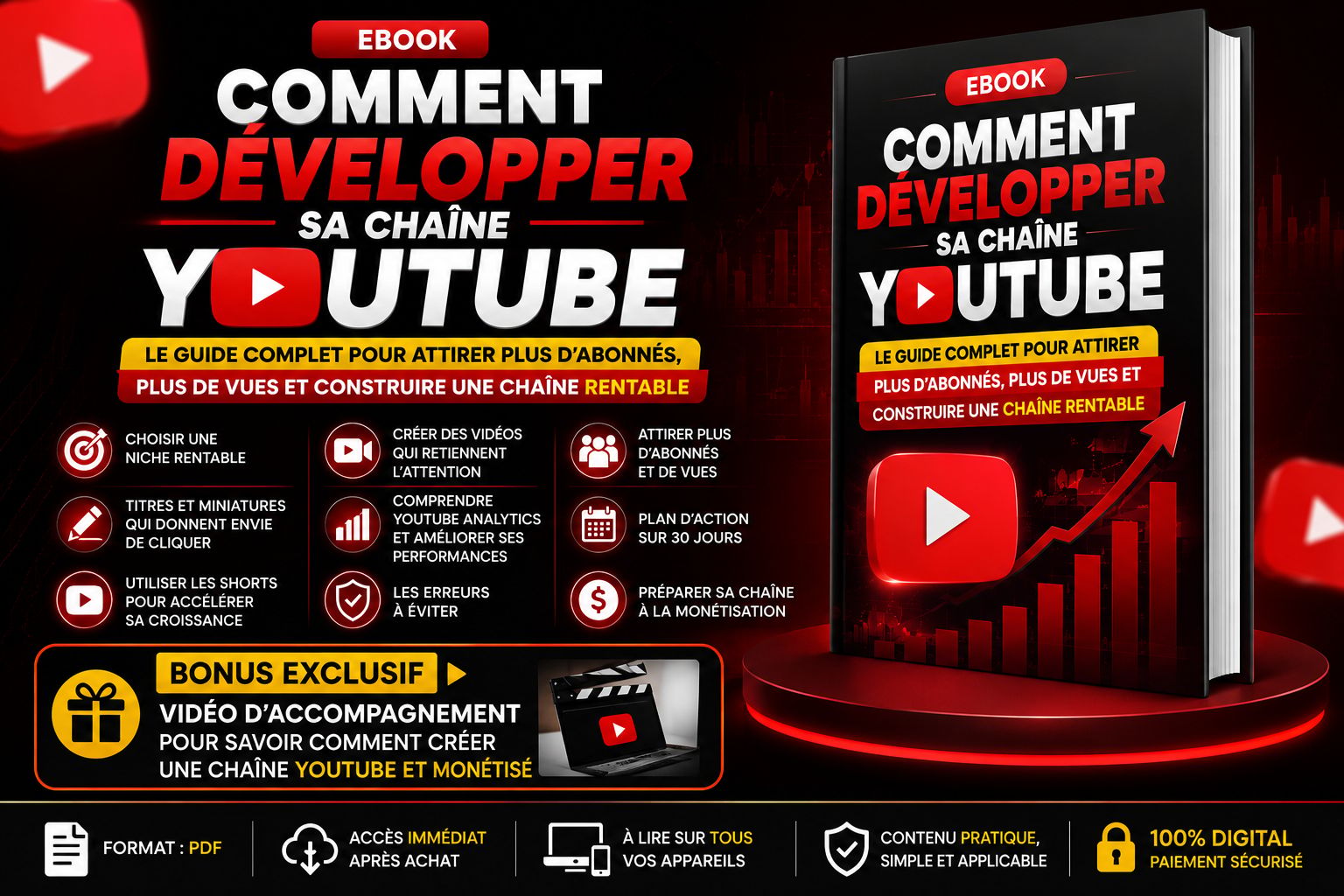 📘 Comment Développer sa Chaîne YouTube – Guide Complet pour Réussir