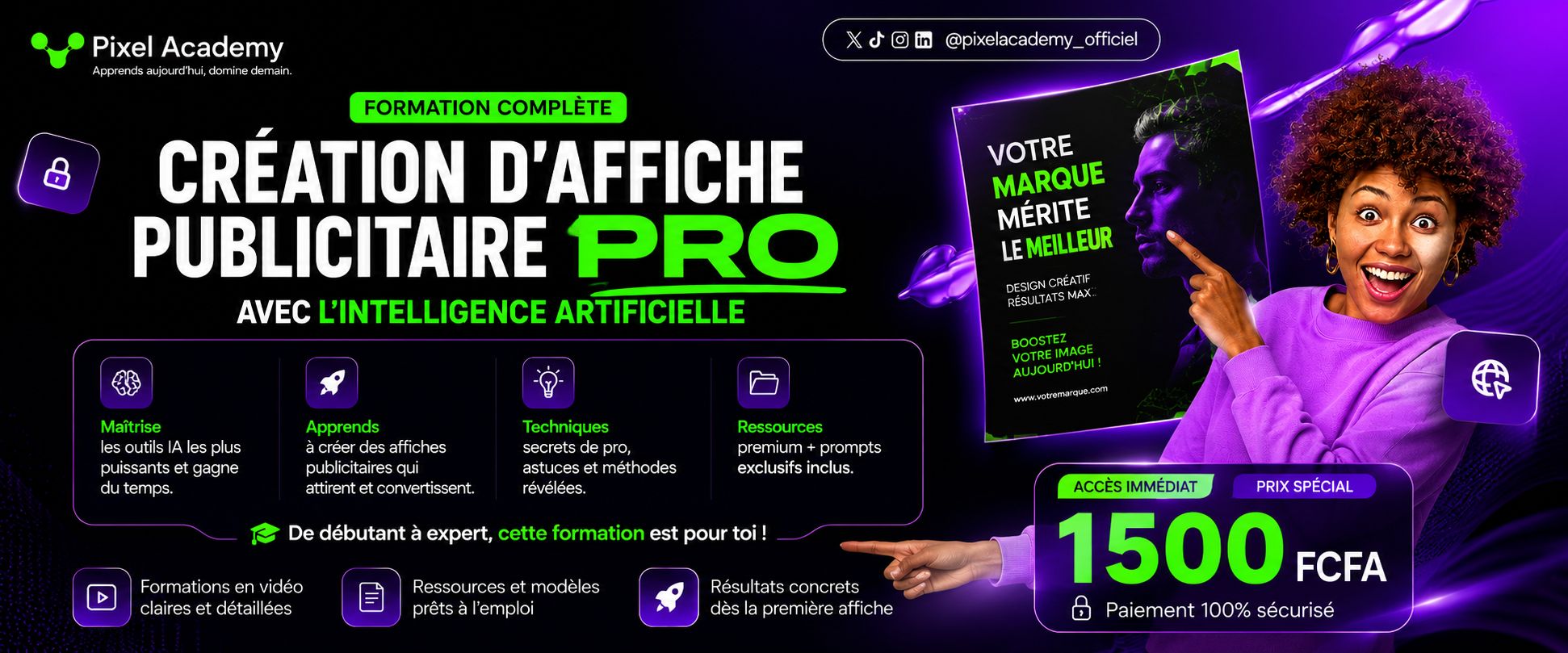 Maîtrisez l'Art des Affiches IA : De la Photo au Design Publicitaire