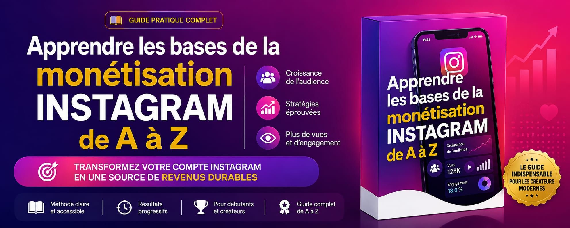 Monétiser Instagram de A à Z — Construisez votre stratégie en 30 jours