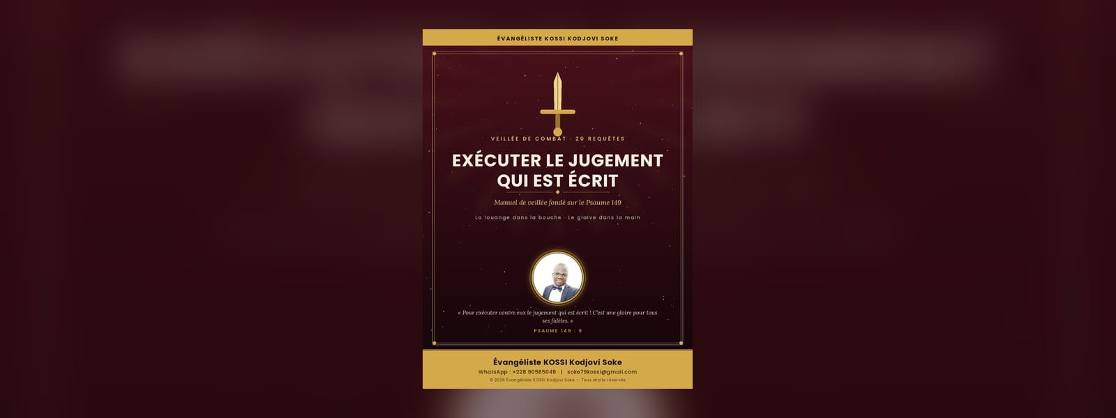 Exécuter le jugement qui est écrit