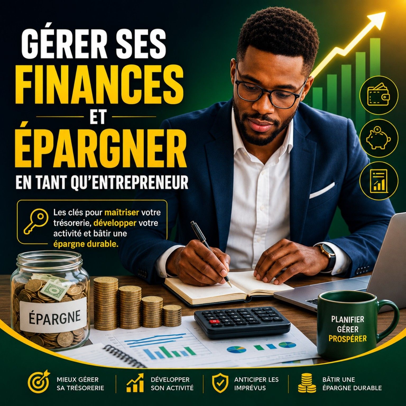 GÉRER SES FINANCES ET ÉPARGNER EN TANT QU'ENTREPRENEUR