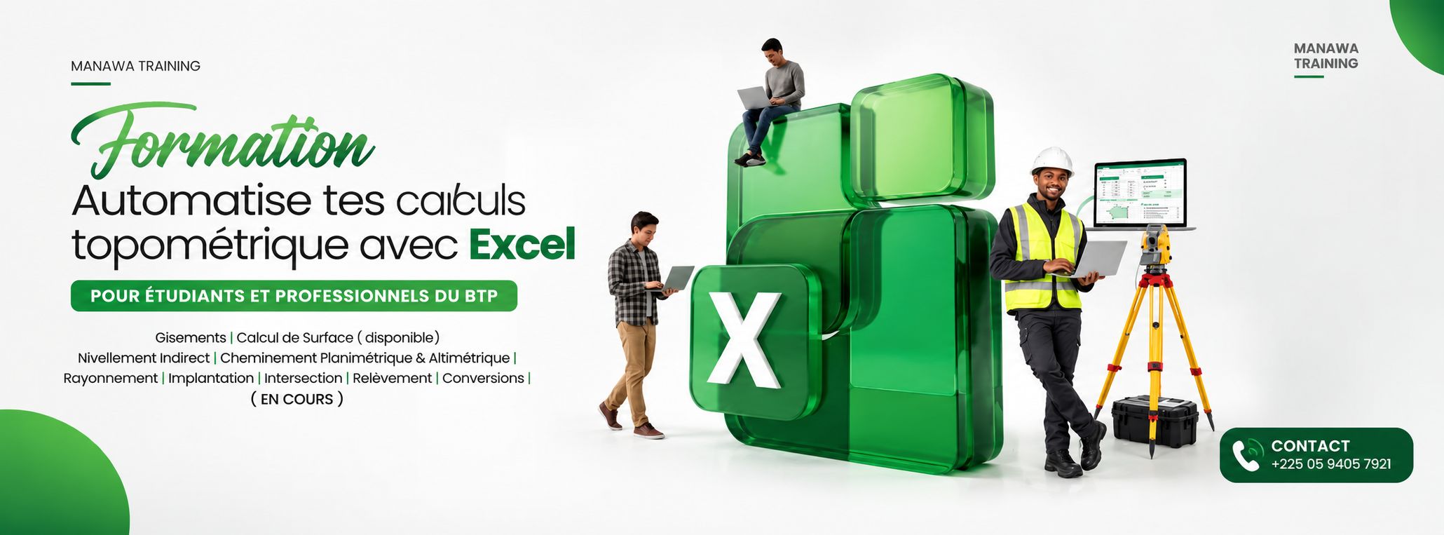 TOPOMATIC: Automatise tes calculs avec Excel