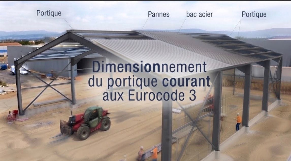 Dimensionnement portique courant au EC3