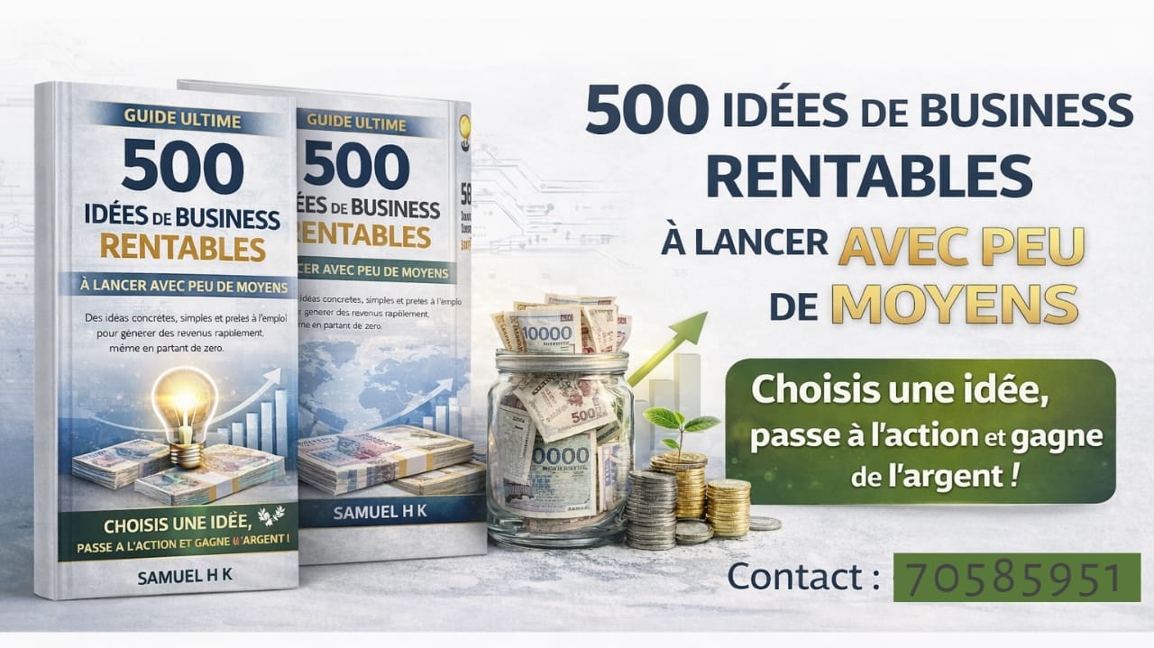 500 IDÉES DE BUSINESS RENTABLES EN AFRIQUE