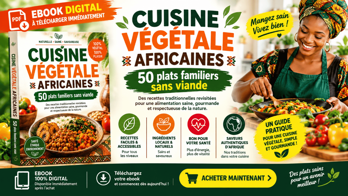 Cuisine Végétale Africaine. 50 plats familiers sans viande