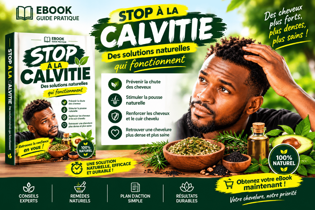 Stop à la Calvitie; des solutions naturelles qui fonctionnent
