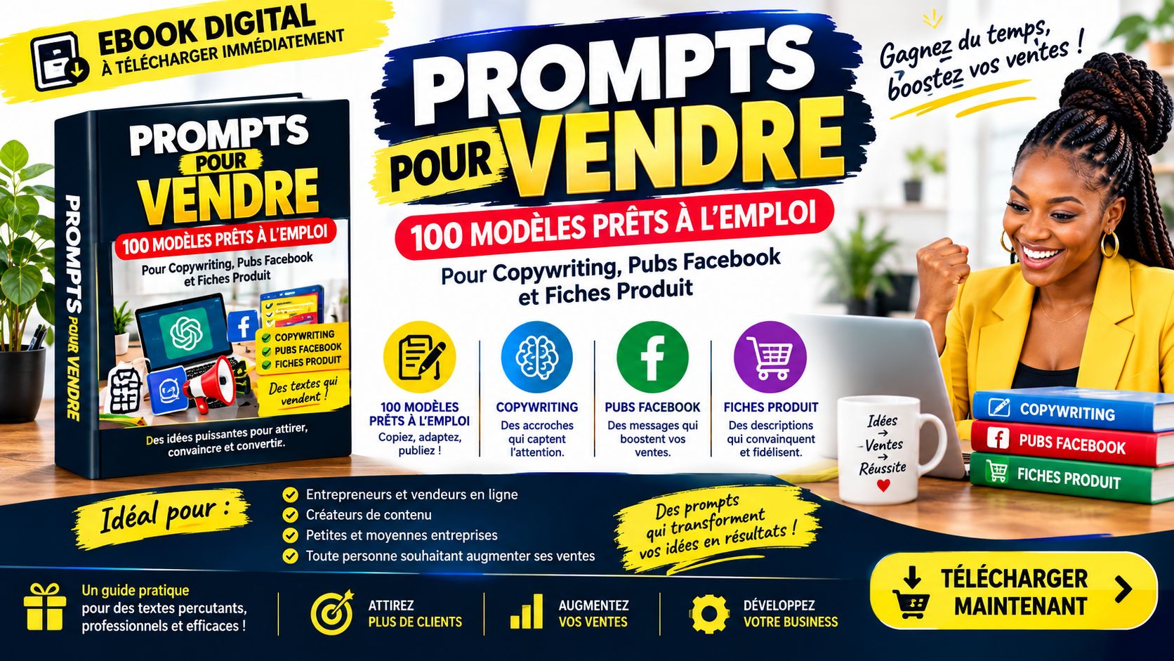 Des prompts pour ventre. 100 prompts prêt à l'emploi