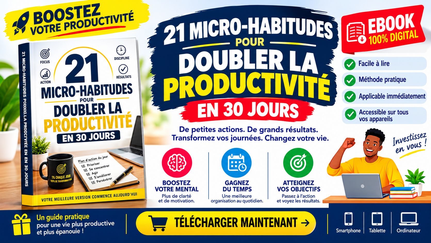 21 Micro-Habitudes pour Doubler sa productivité en 30 jours