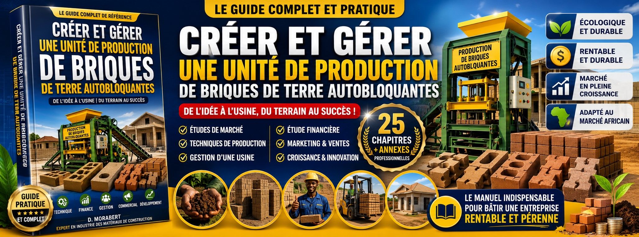 Lancer une Usine de Briques de Terre Autobloquantes