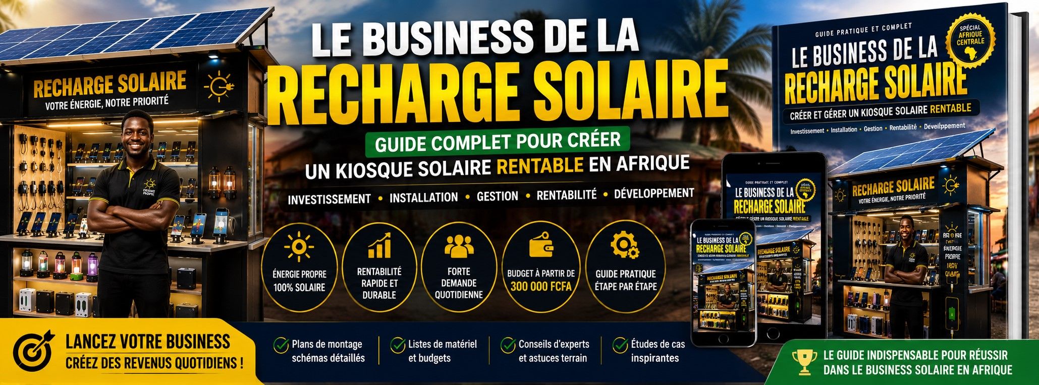 Le Business de la Recharge Solaire : Guide Complet pour Réussir en Afrique