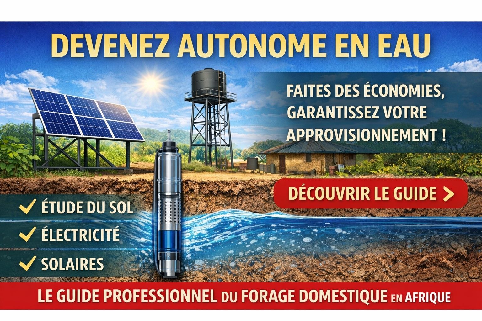 Le Guide Professionnel du Forage Domestique en Afrique