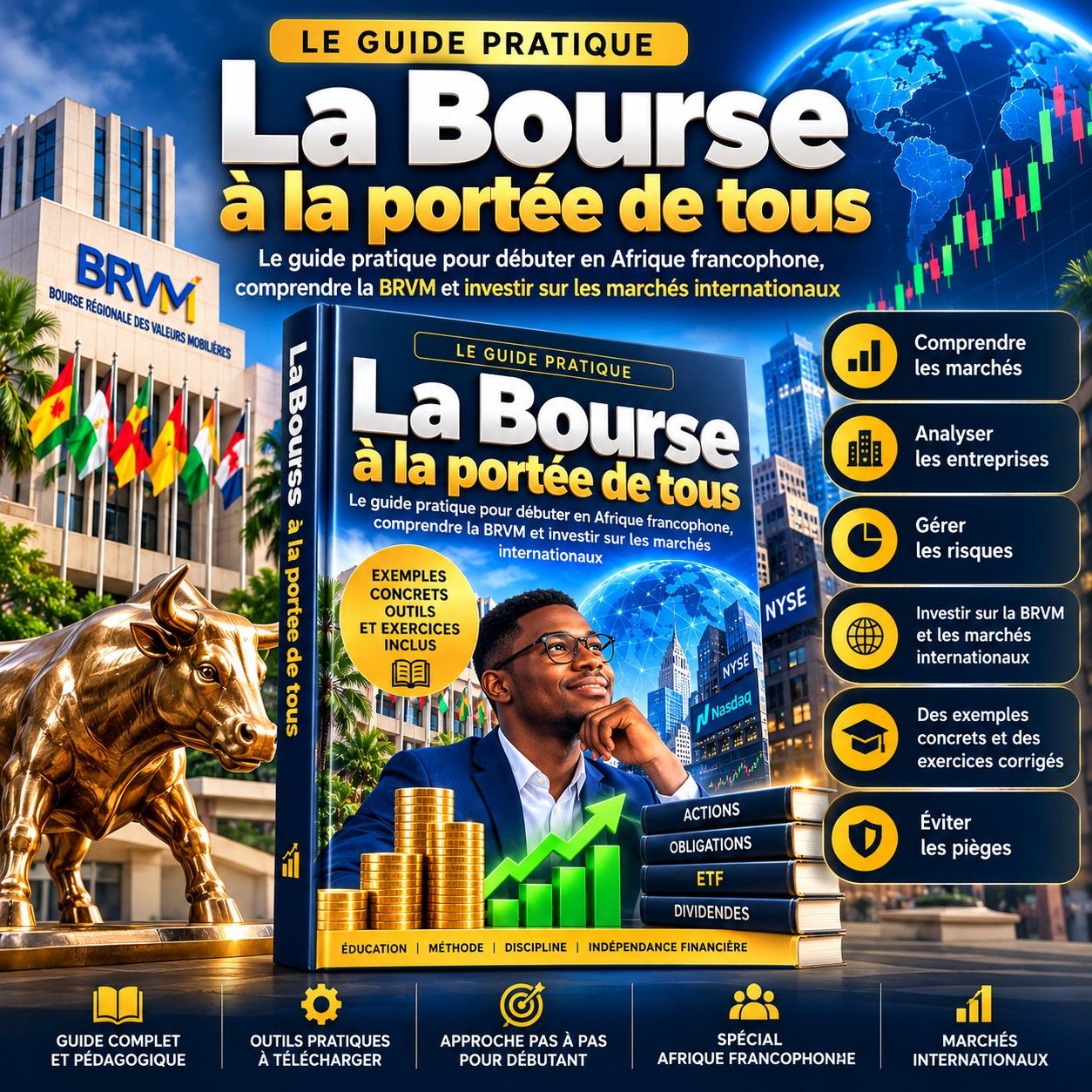 LA BOURSE POUR TOUS : Investir en Afrique avec la BRVM et les Marchés Internationaux