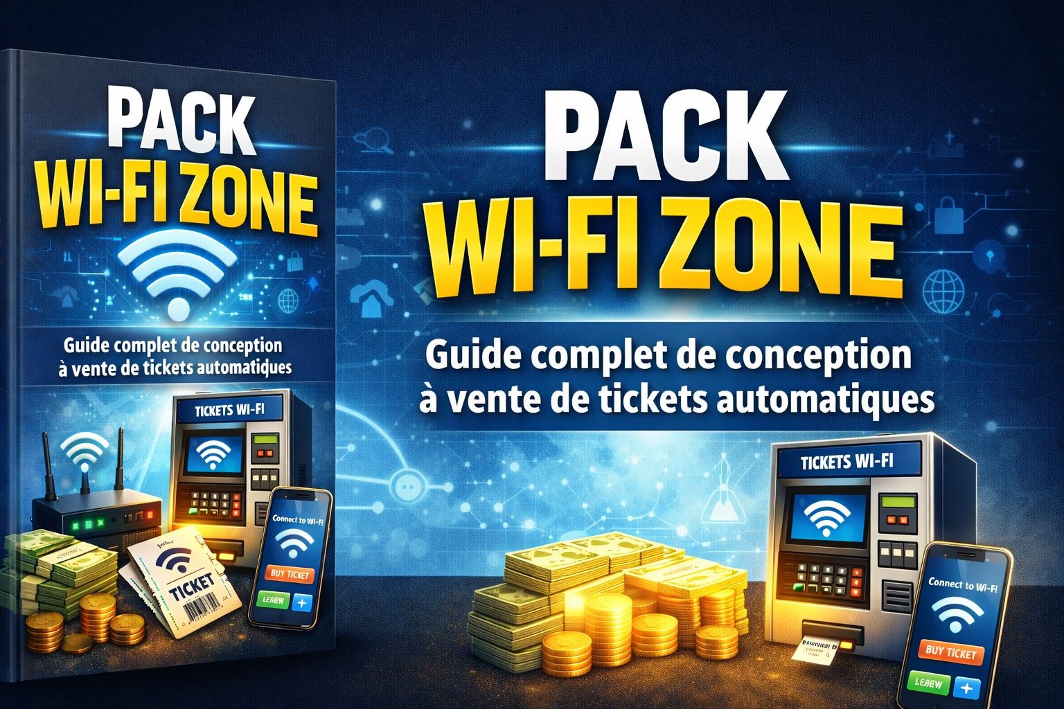 Pack Wi-Fi Zone : Guide complet de conception à vente de tickets automatiques