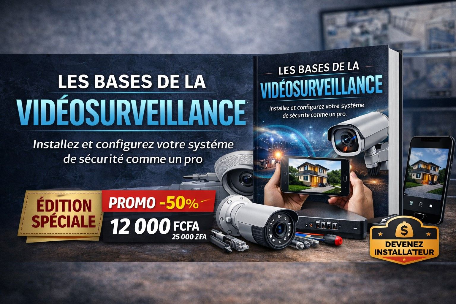 Installez vous-même un système de vidéosurveillance professionnel