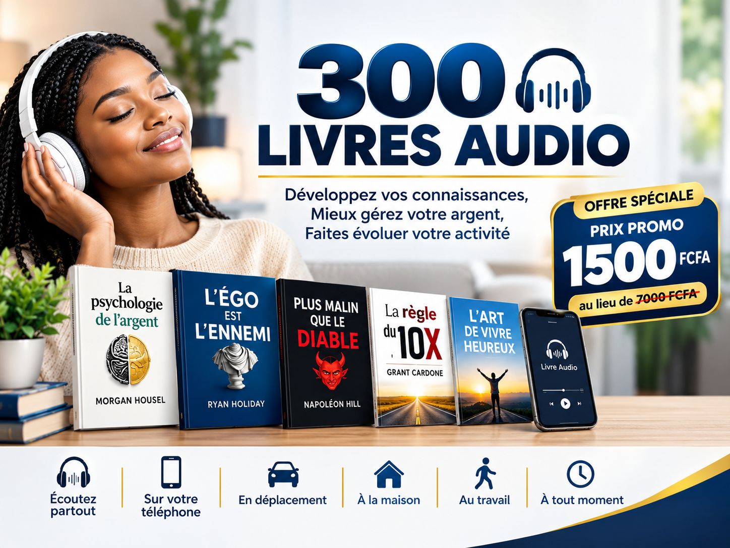 🧠 PACK DE PLUS 300 LIVRES AUDIOS POUR BOOSTER TON ESPRIT