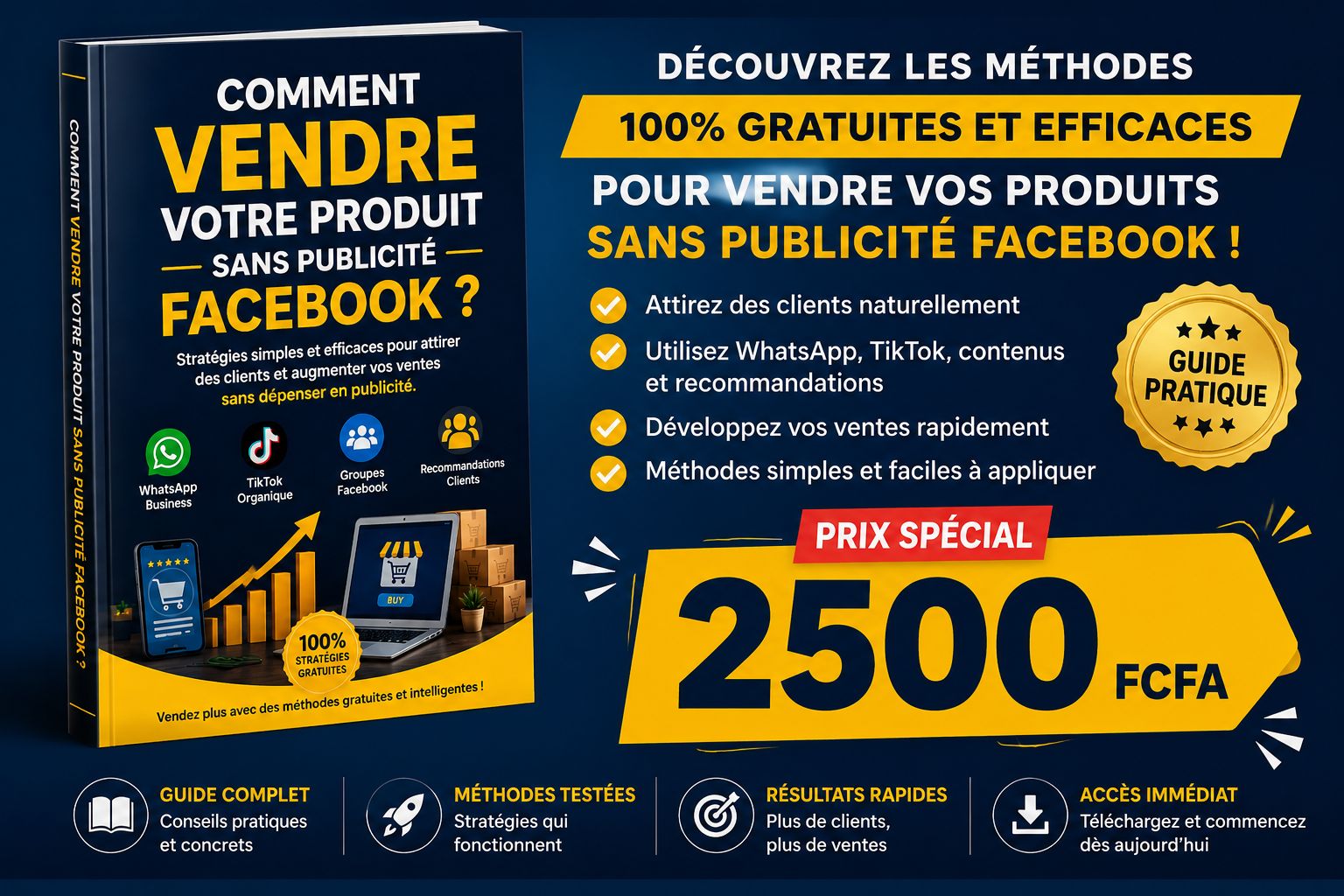 Comment vendre votre produit sans publicité Facebook