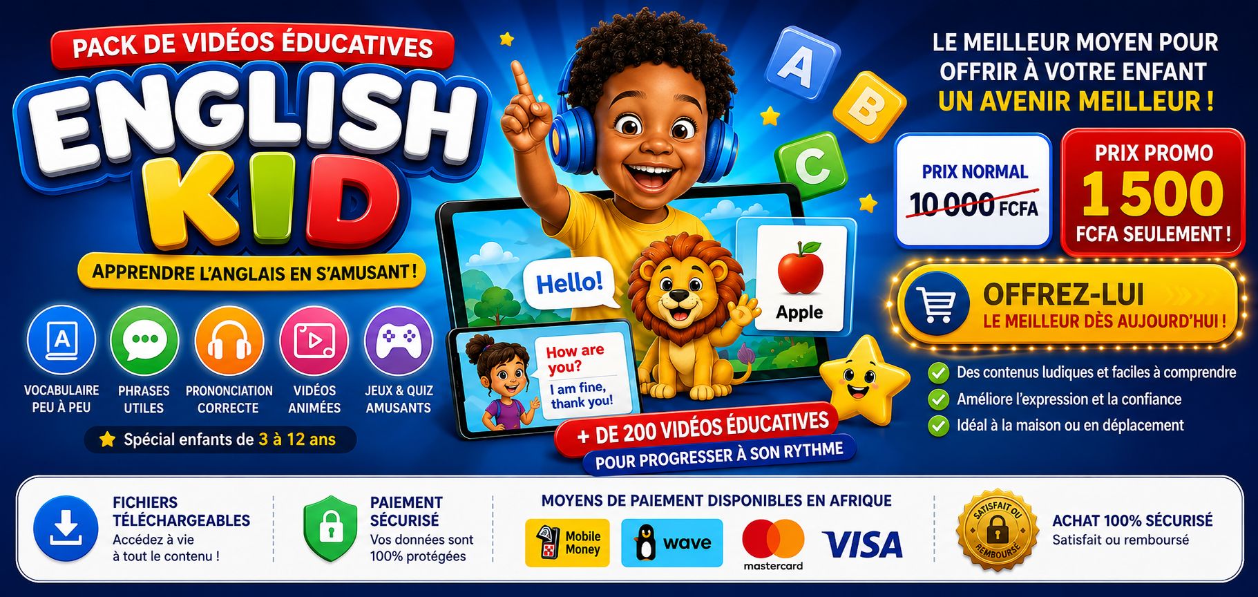 ENGLISH KIDS : Faites découvrir l’anglais à votre enfant… avec des dessins animés CI