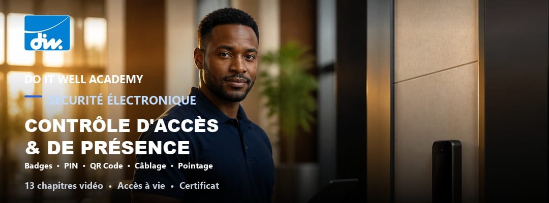 Formation installation de contrôle d'accès et gestion de temps de présence