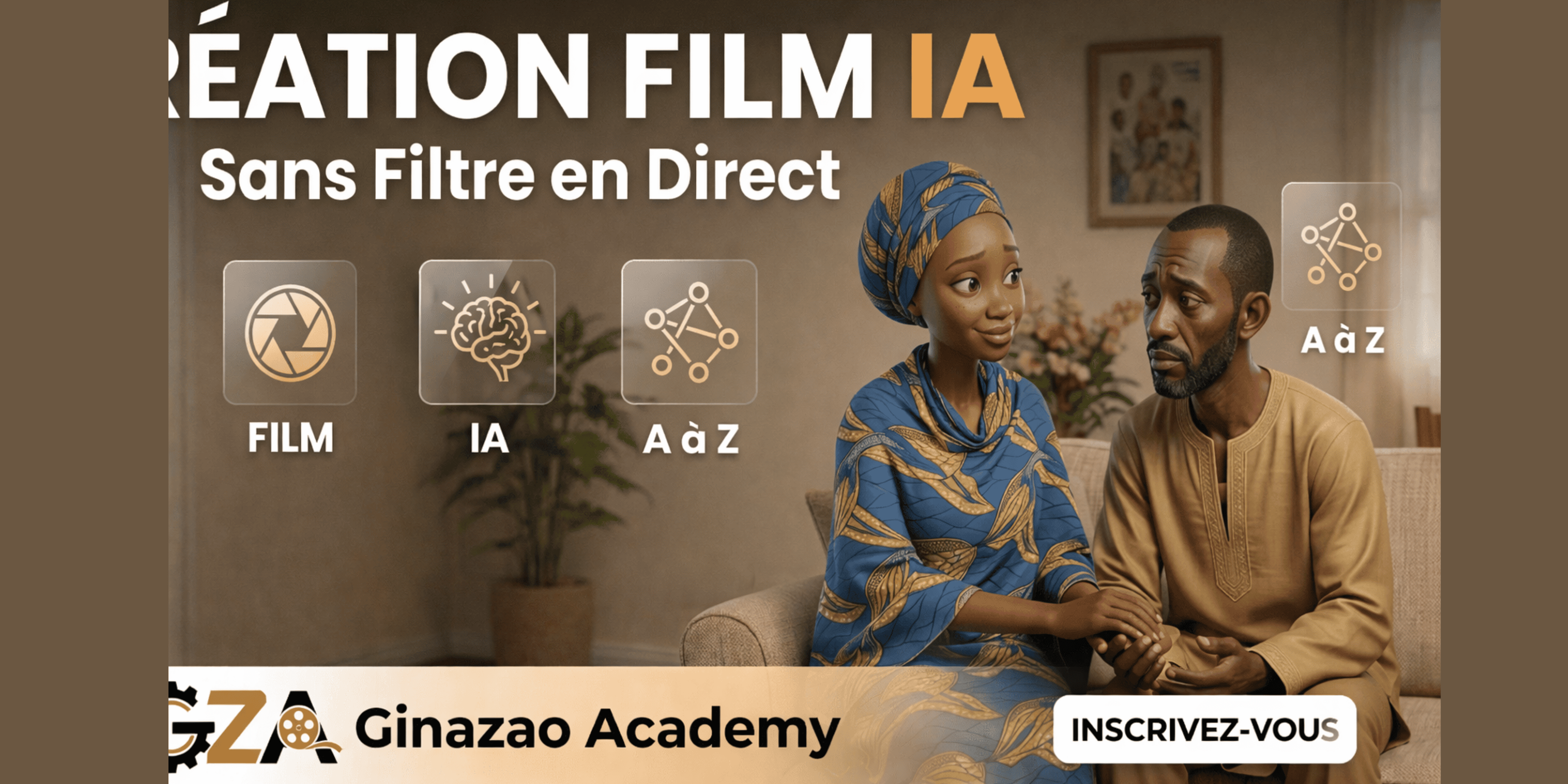 ICI vous suivez comment j'ai crée ce Film IA  en Direct et Sans Filtre
