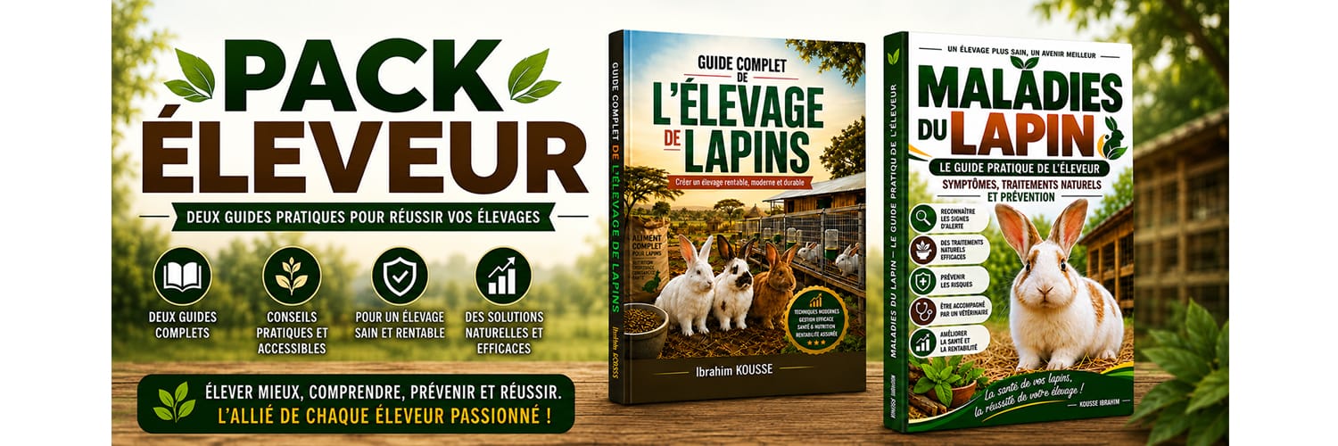 PACK ELEVEUR : Stratégies & Astuces Pratiques pour Optimiser Votre Élevage de lapins