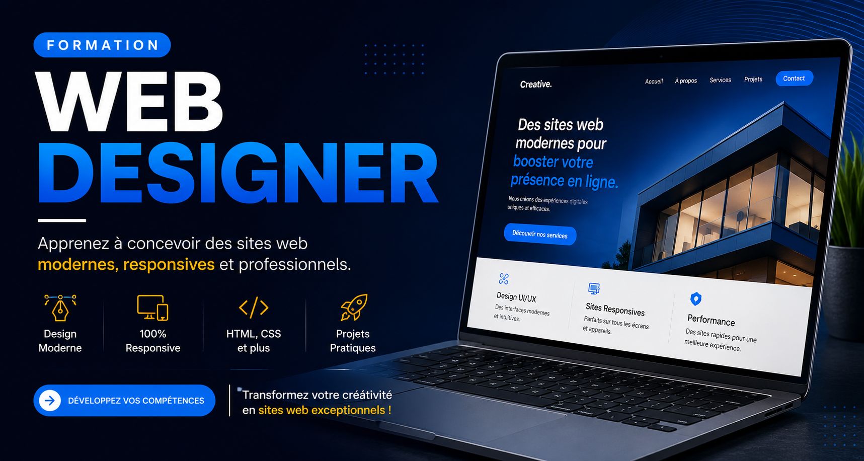 Devenez designeur web : eBook & Templates Ultimes
