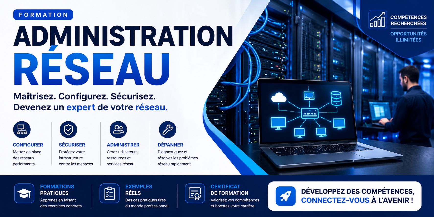 Maîtrisez l'Administration Réseau : Formation Pratique & Téléchargeable