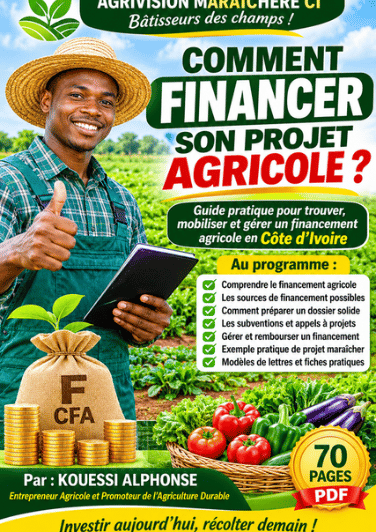 🌱 PACK AGRICULTEUR GAGNANT : 3 EBOOKS POUR CRÉER, FINANCER ET RENTABILISER TON PROJET AGRICOLE !