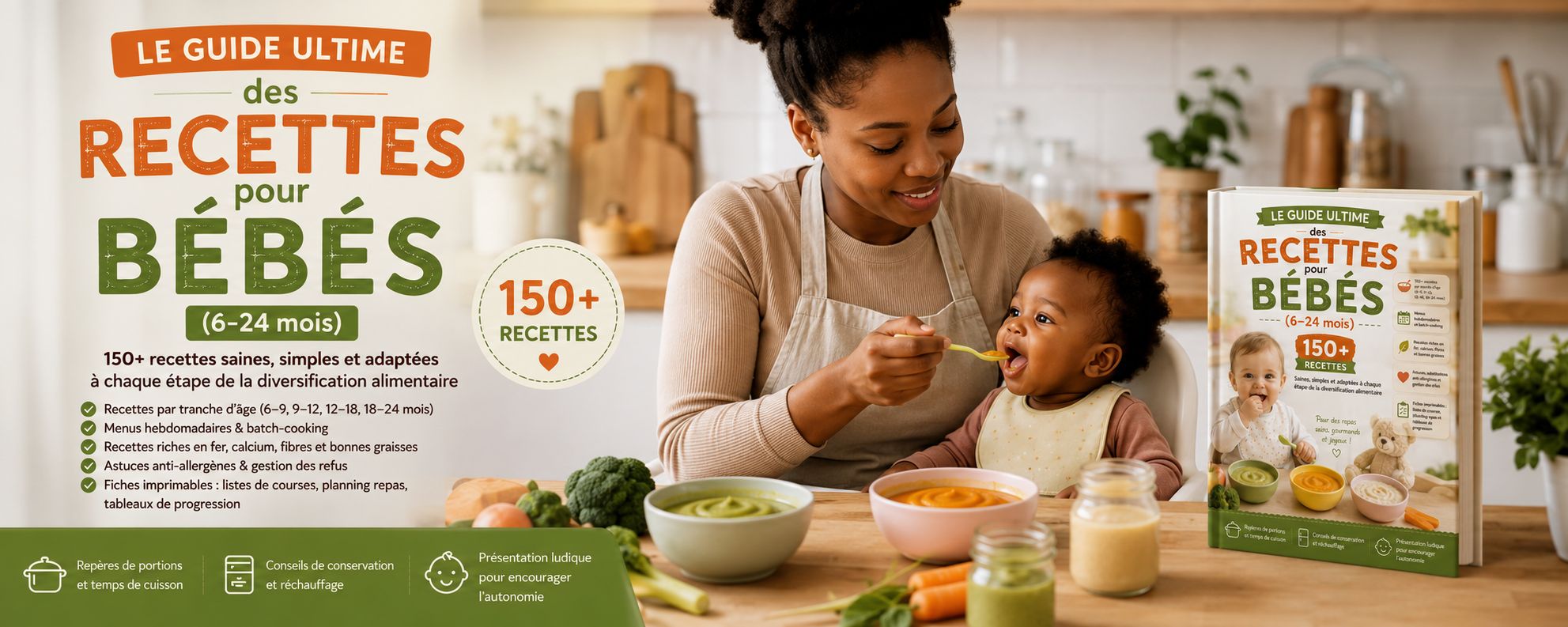 Le Grand Livre des Recettes Bébé de 6 à 24 mois