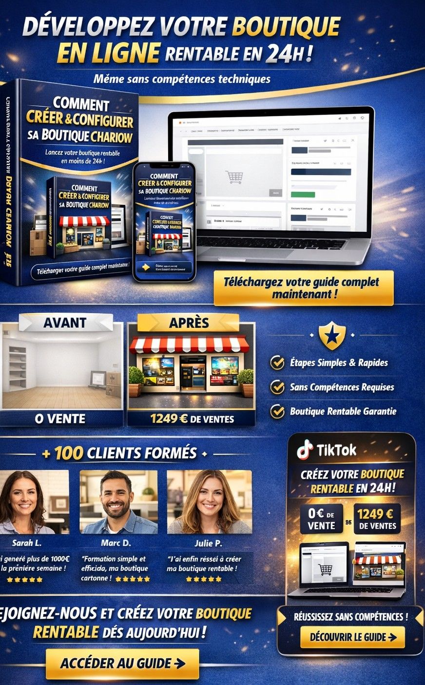 Comment créer et configurer sa boutique chariow