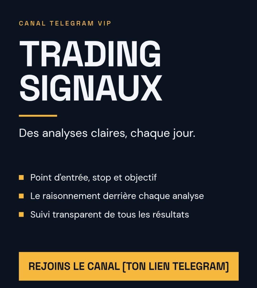 SIGNAUX TRADING CANAL TELEGRAMME